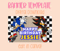 Digital download | Edit in Canva | Hedgehog birthday template