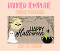 Digital download | Edit in Canva | Happy Halloween template